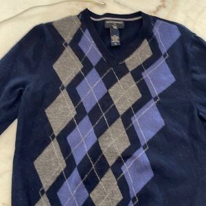 Banana Republic argyle sweater. Size M